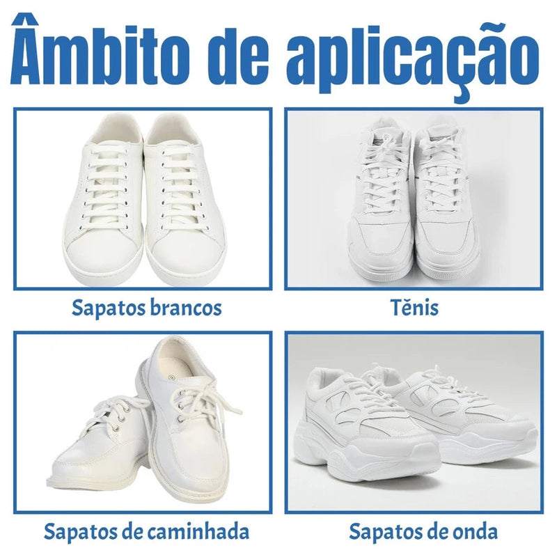 Creme de Limpeza  para calçados CleaningCream [O ORIGINAL] + Esponja Mágica – Limpeza que renova e protege, prolongando a vida e a beleza dos seus calçados