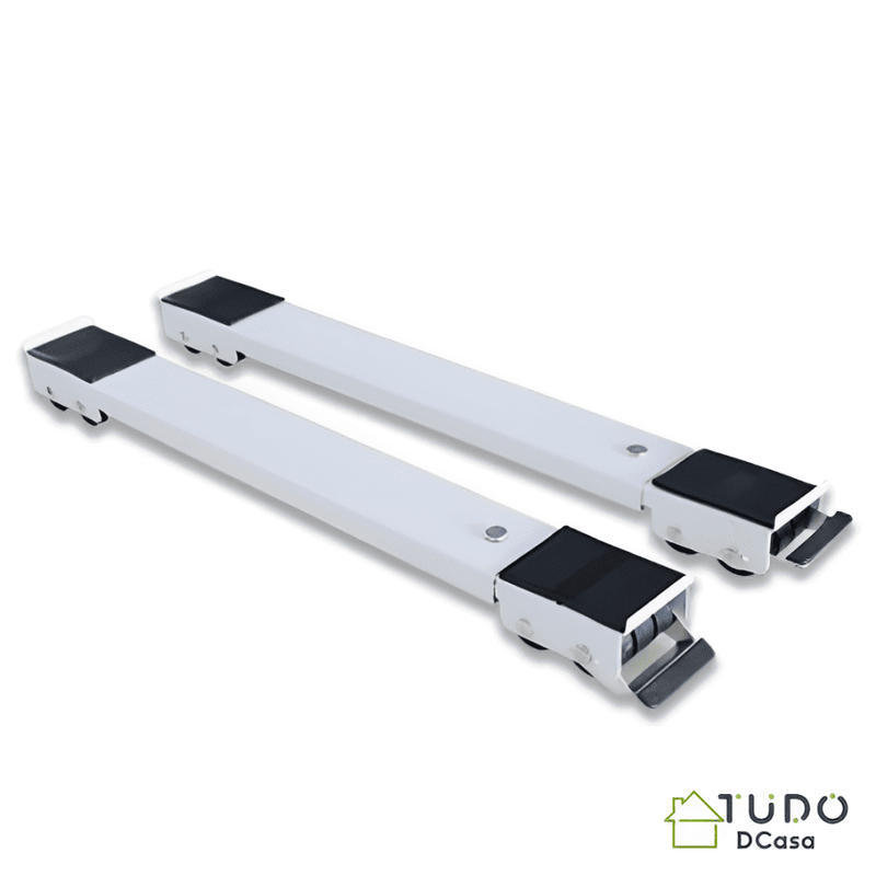 Suporte com Rodinhas Ajustável MobiFlex - Mobilidade inteligente para eletros e móveis pesados, sem esforço e com total segurança