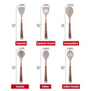 Kit 10 utensílios de cozinha Supreme Taste Tools - Prolongue a Vida Útil das Suas Panelas com Design Sofisticado