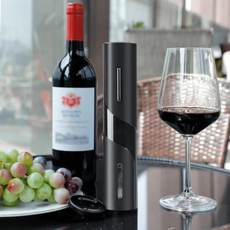 Abridor de Vinho Elétrico Automático TouchPremium + 3 Acessórios para deixar tudo mais sofisticado - Momentos prazerosos sem esforços
