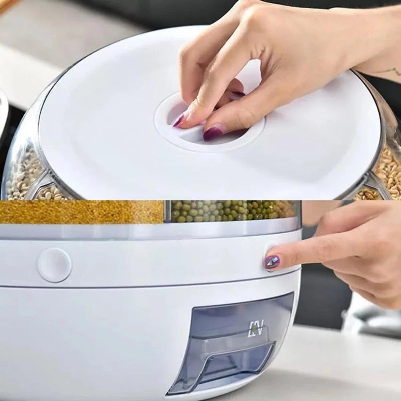 Dispenser Giratório de Alimentos SpinChef - Cozinhe com a Agilidade e a Classe de um Chef Profissional