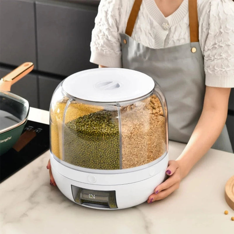 Dispenser Giratório de Alimentos SpinChef - Cozinhe com a Agilidade e a Classe de um Chef Profissional