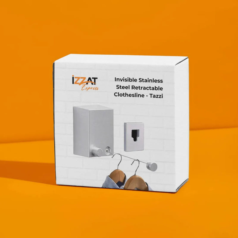 Varal Retrátil de Aço inox SteelLine Retrátil - Resistente à Corrosão, Perfeito para Ambientes Externos