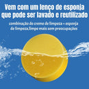 Creme de Limpeza  para calçados CleaningCream [O ORIGINAL] + Esponja Mágica – Limpeza que renova e protege, prolongando a vida e a beleza dos seus calçados