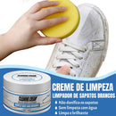 Creme de Limpeza  para calçados CleaningCream [O ORIGINAL] + Esponja Mágica – Limpeza que renova e protege, prolongando a vida e a beleza dos seus calçados