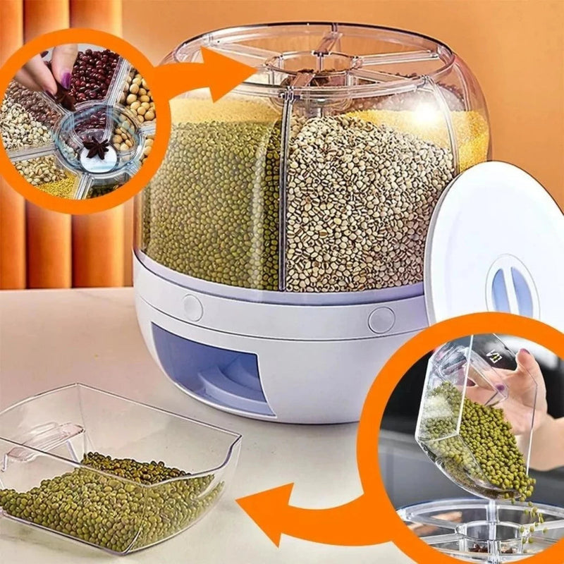 Dispenser Giratório de Alimentos SpinChef - Cozinhe com a Agilidade e a Classe de um Chef Profissional