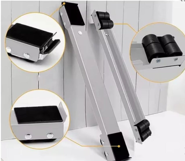 Suporte com Rodinhas Ajustável MobiFlex - Mobilidade inteligente para eletros e móveis pesados, sem esforço e com total segurança